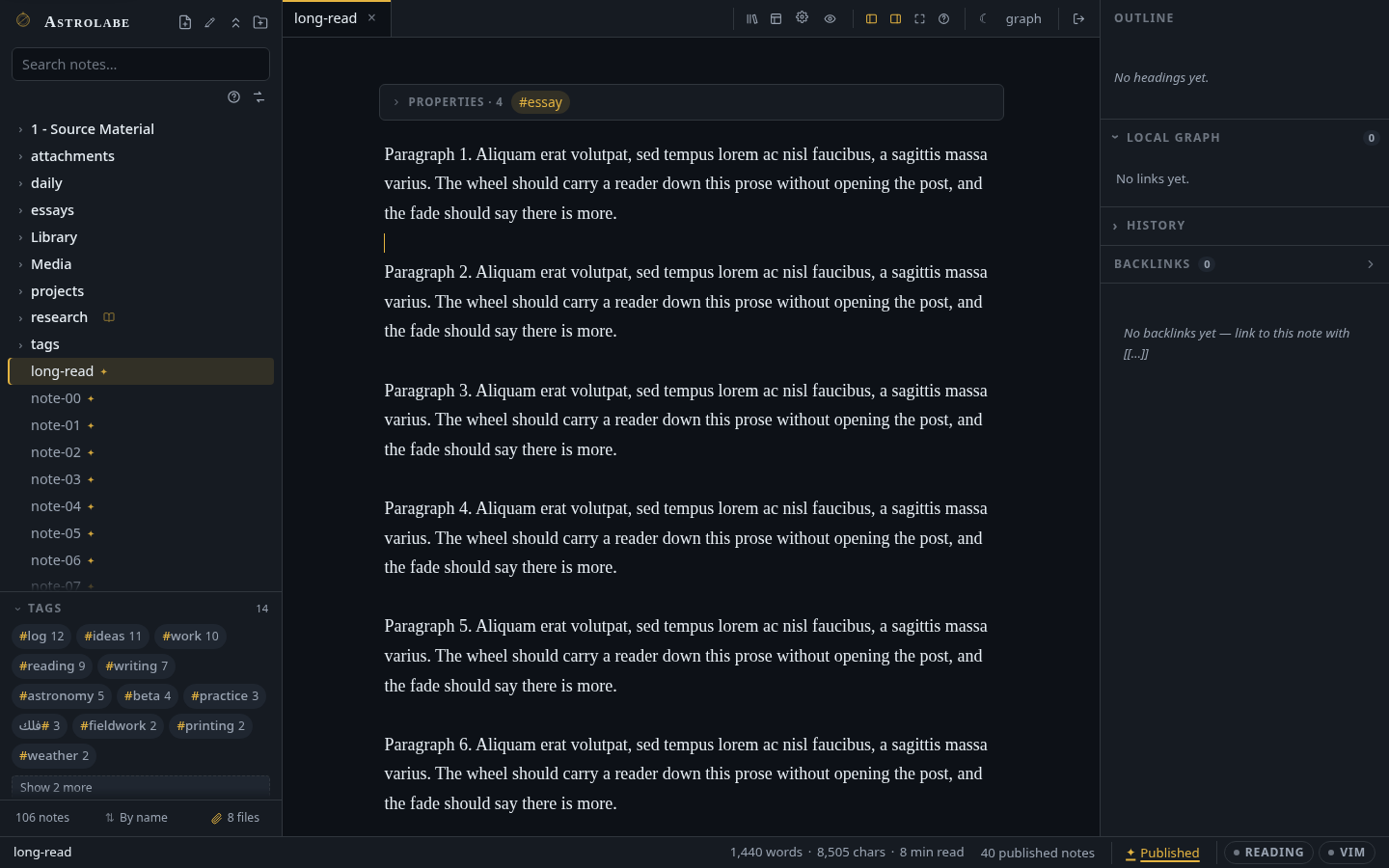 The live-preview editor
